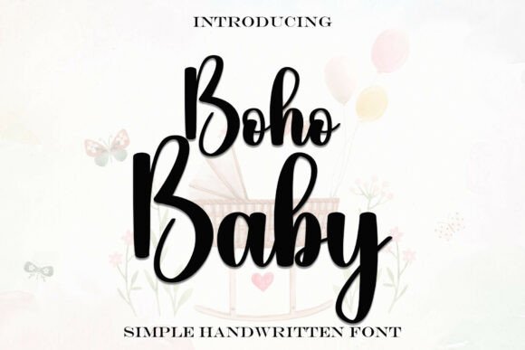 Boho Baby: A Handwritten Font for Modern Creators