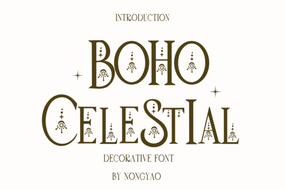 Boho Celestial: A Font for Dreamers and Designers
