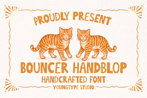 Bouncer Handblop: A Font with Built-In Personality