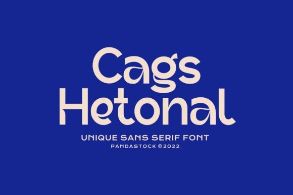 Cags Hetonal: A Font for Modern Branding