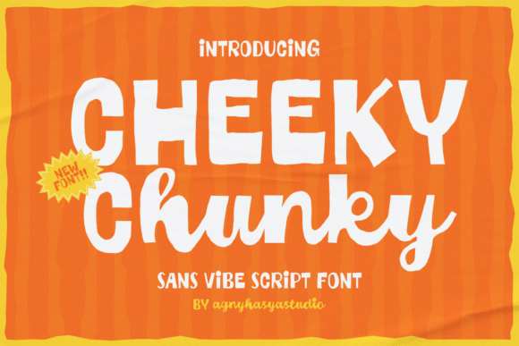 Cheeky Chunky: The Playful Duo Font with Real Character