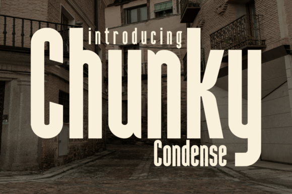Chunky Condense: Bold Style for Tight Spaces