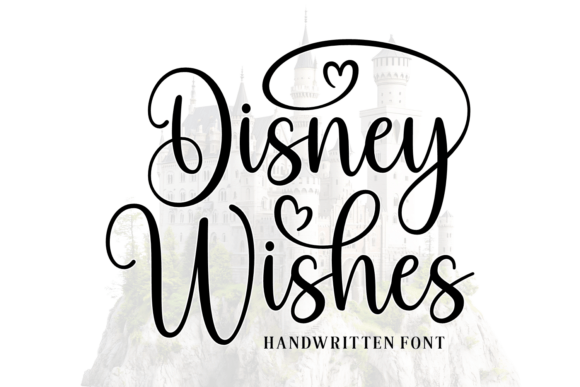Disney Wishes: A Handwritten Font for Magical Creations