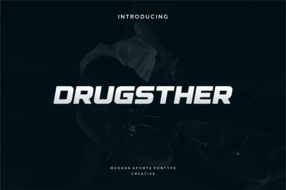 Drugsther: A Display Font for Modern Branding
