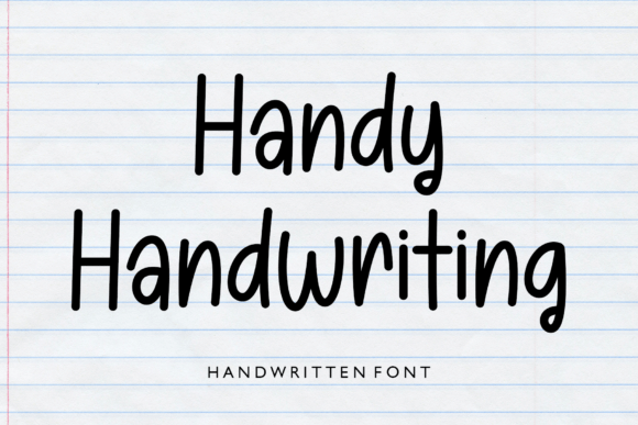 Handy Handwriting: The Friendly Font for Authentic Projects