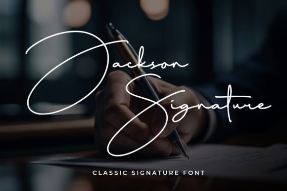 Jackson Signature: A Monoline Font for Authentic Branding