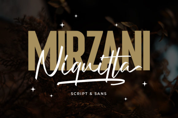Pairing Perfection: The Niquitta Mirzani Font Duo
