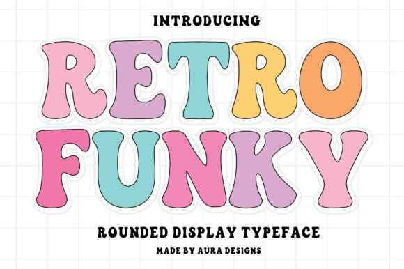 Retro Funky: The Bold Typeface for Modern Creative Projects