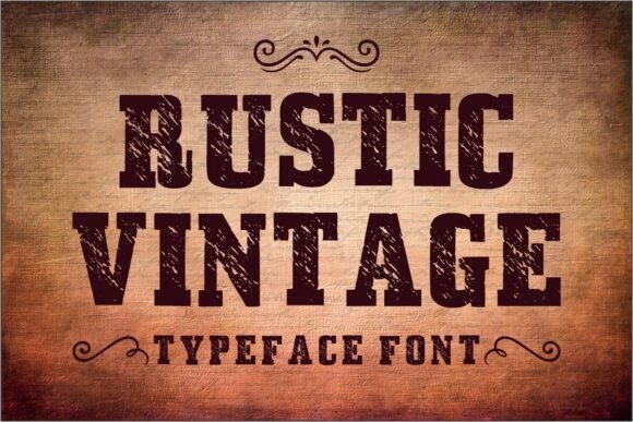 Rustic Vintage: A Typeface with Authentic Western Spirit