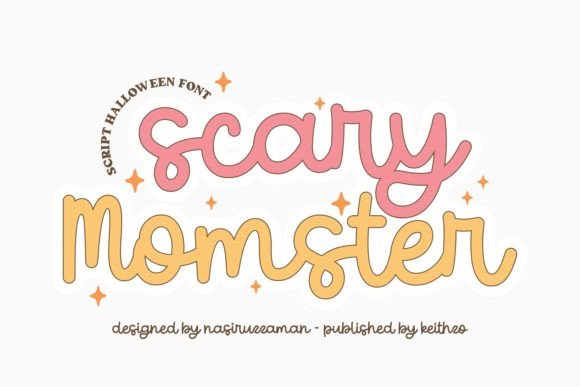 Scary Momster: A Font with a Friendly Halloween Twist