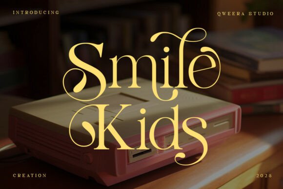 Smile Kids: The Serif Font with a Playful, Luxury Edge