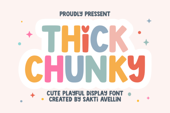 Thick Chunky: The Display Font for Joyful Branding