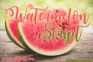 Watermelon Script: A Fresh Take on Juicy Calligraphy Fonts
