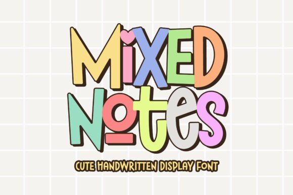 Why Mixed Notes is the Playful Font Your Brand Needs